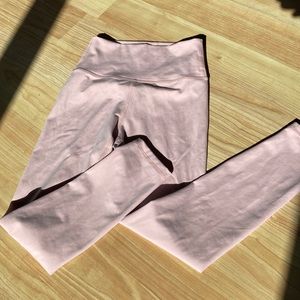 Zyia brushed pink leggings size 4
